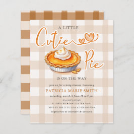 Budget Kleine Süsse Pie Pumpkin Pie Baby Dusche