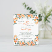 Budget Kleine Süsse Sommerdusche Einladung (Stehend Vorderseite)