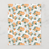 Budget Kleine Süsse Sommerdusche Einladung (Rückseite)