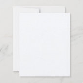 BUDGET Kleine Wildblume Kinderdusche Einladung (Rückseite)