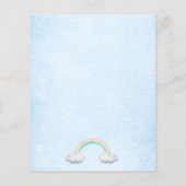 Budget Kleiner Ray Sunshine Baby Dusche Einladung (Rückseite)