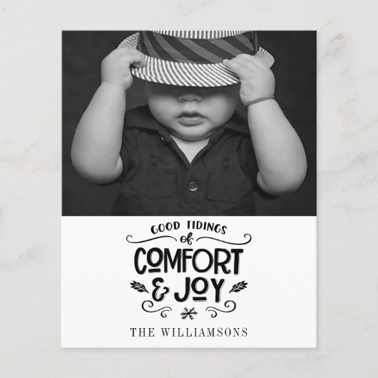 Budget Komfort und Freude Moderne Rustikale Ferien Flyer (Vorne)