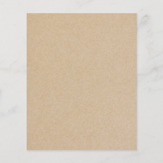 Budget Kraft Woodland Buck Doe Botanische Hochzeit (Rückseite)