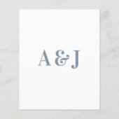 Budget Kühne Moderne Probe Abendessen Einladung (Rückseite)