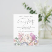 Budget Künstlerisch Florals Wedding Abend Party Ei (Stehend Vorderseite)