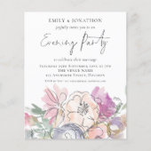 Budget Künstlerisch Florals Wedding Abend Party Ei (Vorderseite)