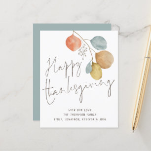 Budget Künstlerische Blätter Script Happy Thanksgi