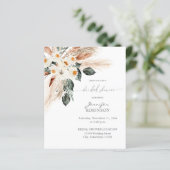 Budget Kupfer Boho Pampas & Floral 3 Brautparty (Stehend Vorderseite)