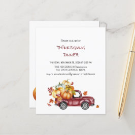 Budget/Kürbiskürbis/Erntedank Einladung.