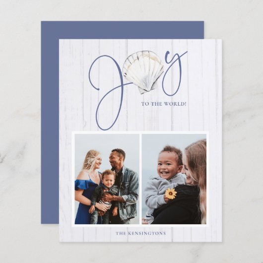 Budget Küste Weihnachten Joy Seashell Holiday (Vorne/Hinten)