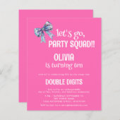 Budget Lasse Go Party Squad Pink 10. Party (Vorne/Hinten)