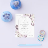 Budget Lavendel Lila Floral Flyer (Einzeln)