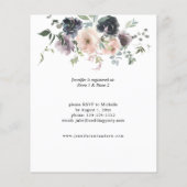 Budget Lavendel, Navy & Pink Brautparty (Rückseite)