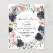 Budget Lavendel, Navy & Pink Brautparty (Vorderseite)