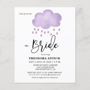 Budget Lavender Funny Cloud Brautparty