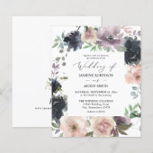 Budget Lavender, Navy, Blush Pink Wedding (Vorne/Hinten)