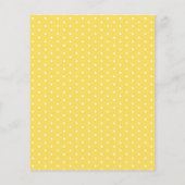 Budget Lemon Blossom Bridal Dusche Einladung (Rückseite)