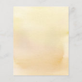 Budget Lemon Citrus Bridal Dusche Einladung Flyer (Hinten)