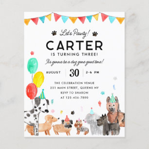 Budget Let's Pawty Party Kinder Welpen Hund Geburt