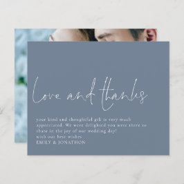 Budget Liebe Danke Foto Wedding Danke Blue