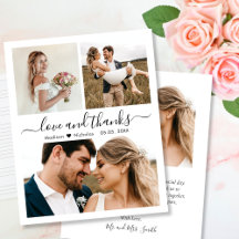 Budget Liebe und danke Collage Wedding Vielen Dank