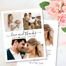 Budget Liebe und danke Collage Wedding Vielen Dank