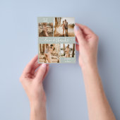 Budget Liebe und danke Collage Wedding Vielen Dank Flyer (Gruppe)