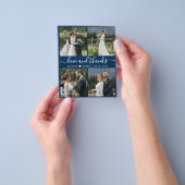 Budget Liebe und danke Collage Wedding Vielen Dank Flyer (Gruppe)