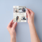 Budget Liebe und danke Collage Wedding Vielen Dank Flyer (Gruppe)