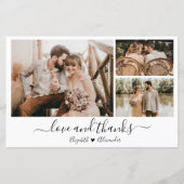 Budget Liebe und danke für Ihr Dankeschön Papier (Vorderseite)