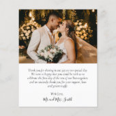 Budget Liebe und vielen Dank an Script Wedding Dan Flyer (Hinten)