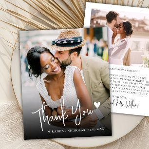 Budget Liebesherz Schrift 2 Foto Hochzeit Danke