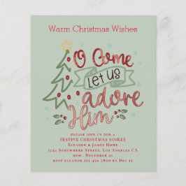 Budget Ließ uns verehren ihn Weihnachts-Party Einl