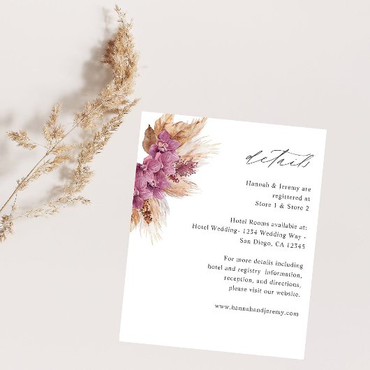 Budget Lila Blumenbücher Details Flyer