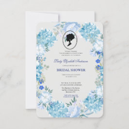 Budget Lila Florals Bridgerton Brautparty Einladung