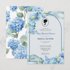 Budget Lila Florals Bridgerton Brautparty Einladung