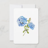 Budget Lila Florals Bridgerton Brautparty Einladung (Rückseite)