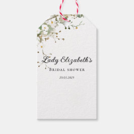 Budget Lila Florals Bridgerton Brautparty Geschenkanhänger