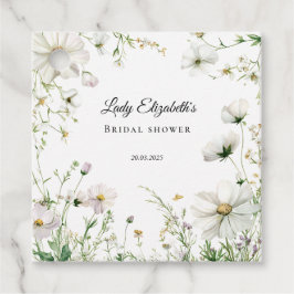 Budget Lila Florals Bridgerton Brautparty Geschenkanhänger
