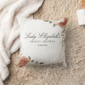 Budget Lila Florals Bridgerton Brautparty Kissen (Decke)