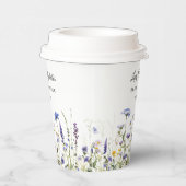 Budget Lila Florals Bridgerton Brautparty Pappbecher (Rechts)