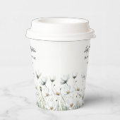 Budget Lila Florals Bridgerton Brautparty Pappbecher (Rechts)