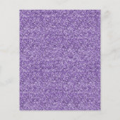 BUDGET Lila Glitzer Tropfen Graduierungspartei (Rückseite)