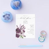 Budget Lila & Lavendel Brautparty Flyer (Einzeln)