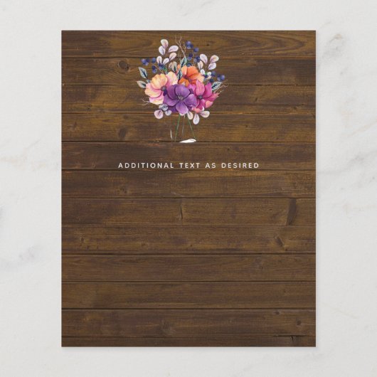 BUDGET Lila Orange Dusk bis Morgendämmerung Einlad (Rückseite)