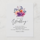 BUDGET Lila Orange Dusk bis Morgendämmerung Einlad (Vorderseite)