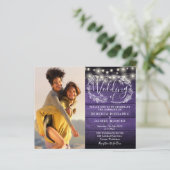 Budget Lila Saitenbeleuchtung 2 Foto Hochzeit Einl (Stehend Vorderseite)