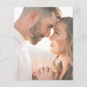 Budget Lilac Floral & Botanische Hochzeit Einladun (Rückseite)