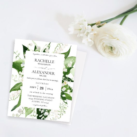 Budget Lily of the Valley White Floral Wedding 2