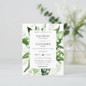 Budget Lily of the Valley White Floral Wedding 2 (Stehend Vorderseite)
